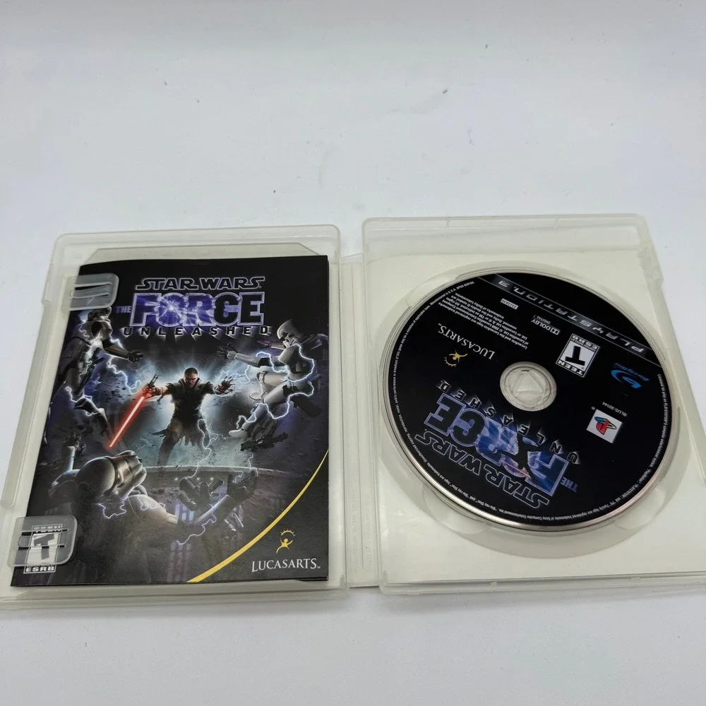 Star Wars The Force Unleashed Sony PlayStation 3 PS3 LucasArts CIB‎ Black Label